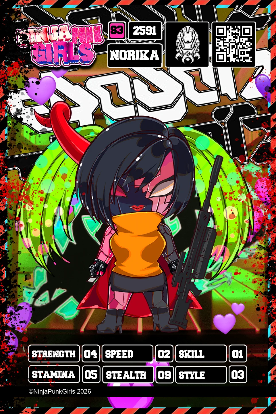 Rebuilt card #2591 Norika