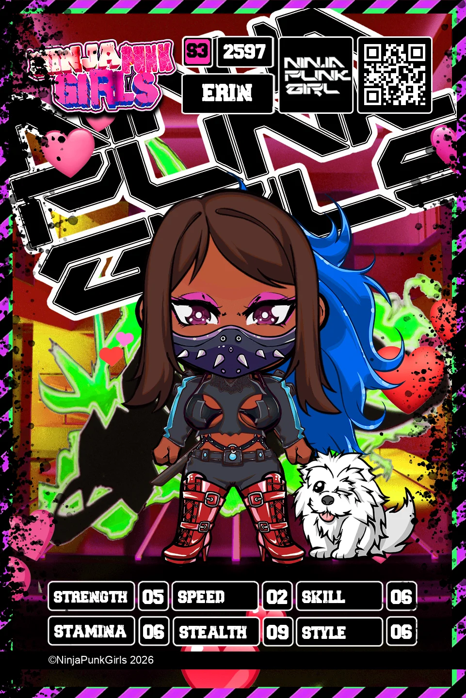 Rebuilt card #2597 Erin