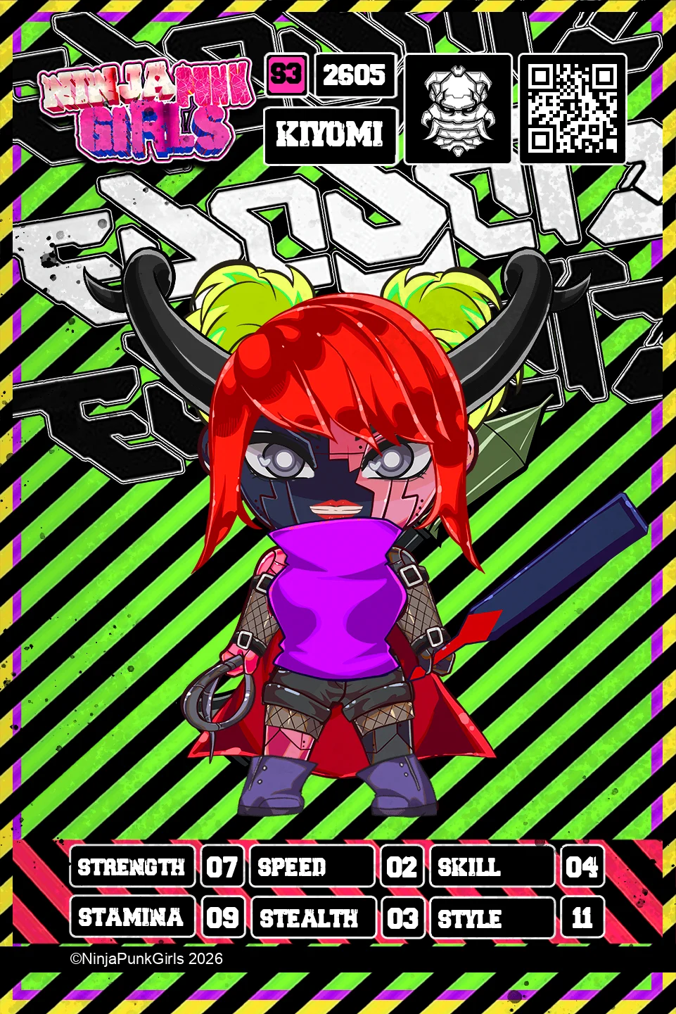 Rebuilt card #2605 Kiyomi