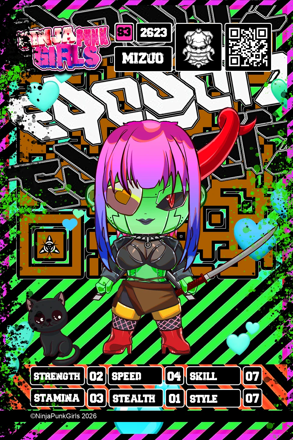 Rebuilt card #2623 Mizuo