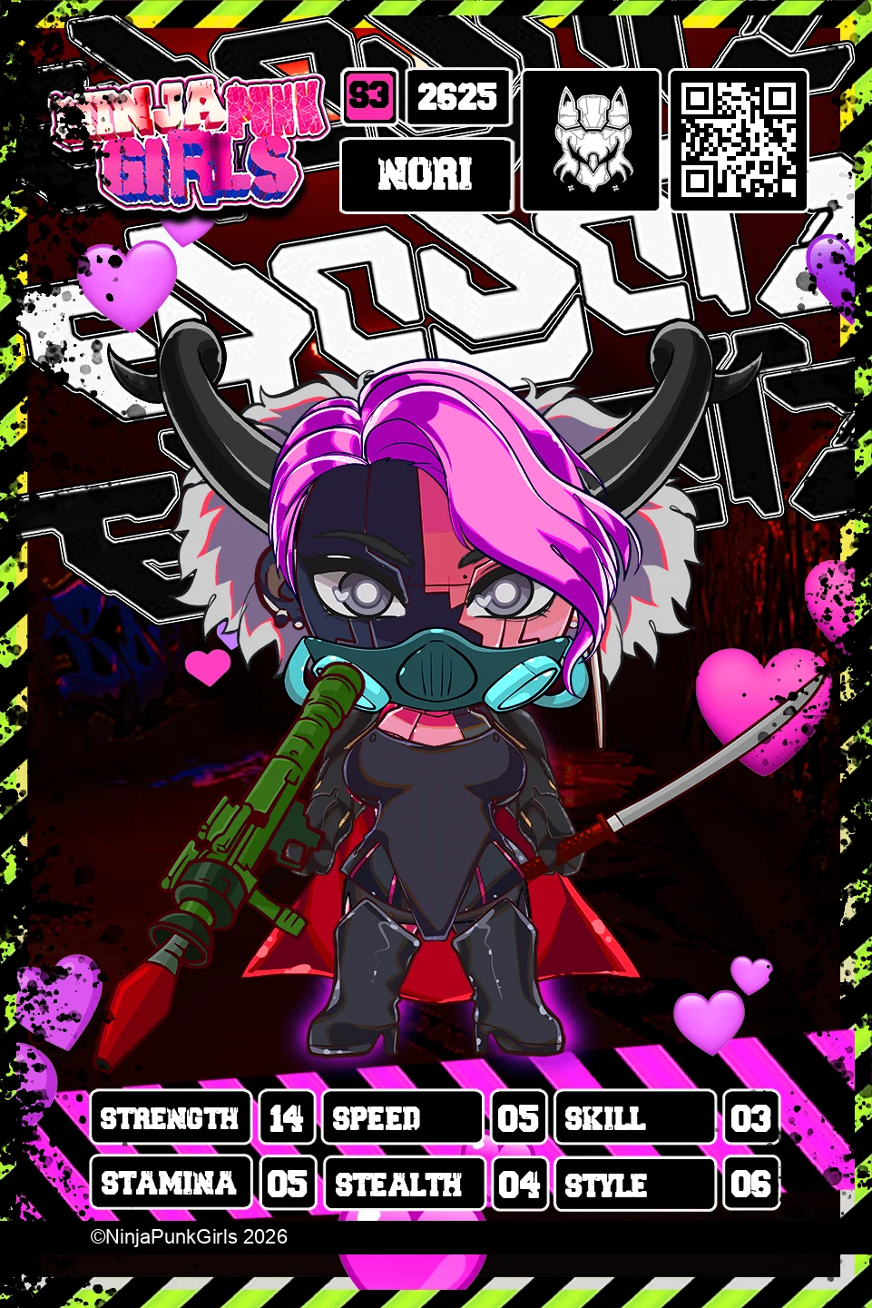 Rebuilt card #2625 Nori
