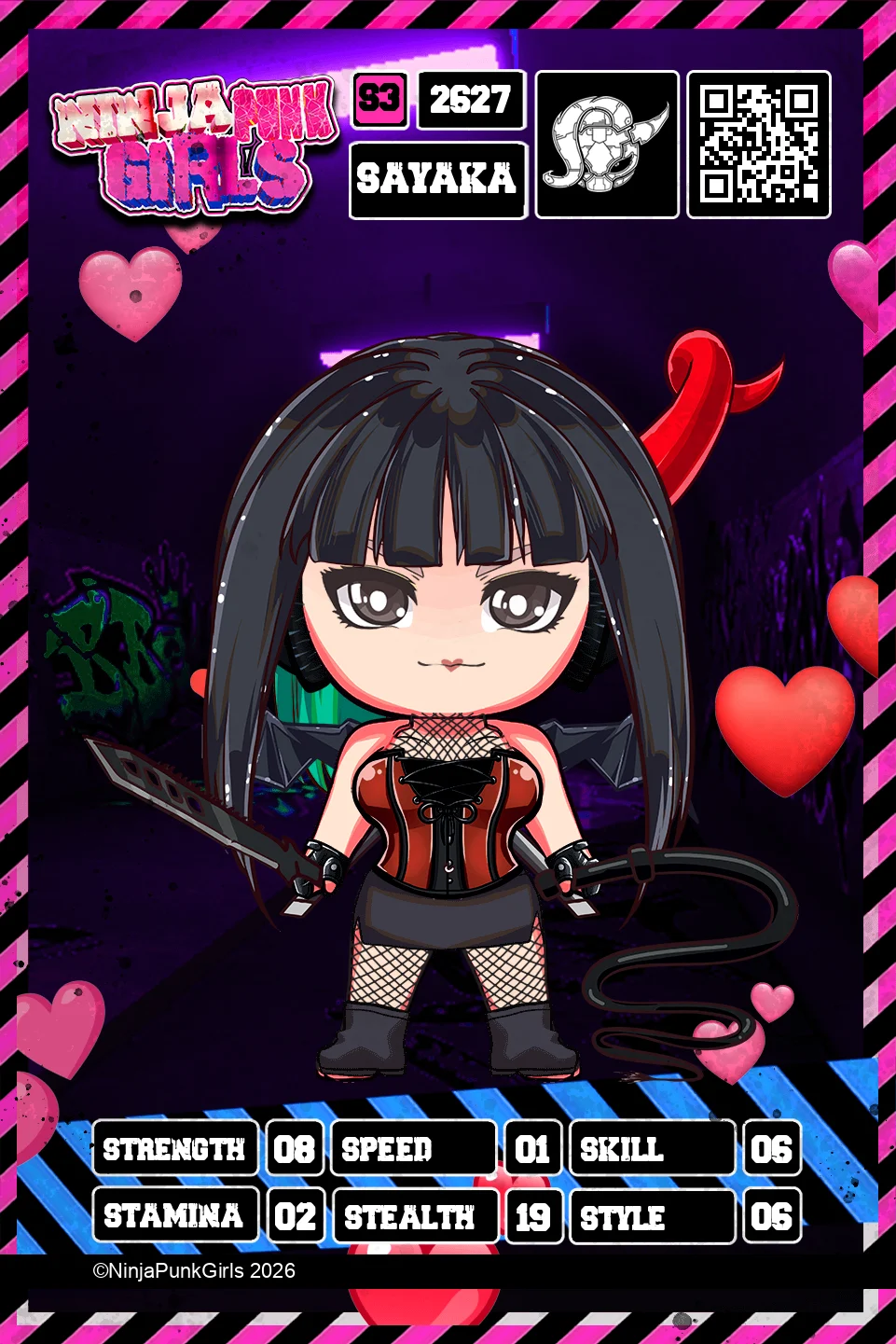 Rebuilt card #2627 Sayaka