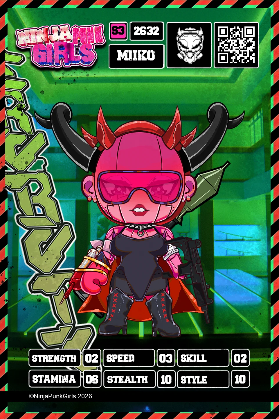 Rebuilt card #2632 Miiko