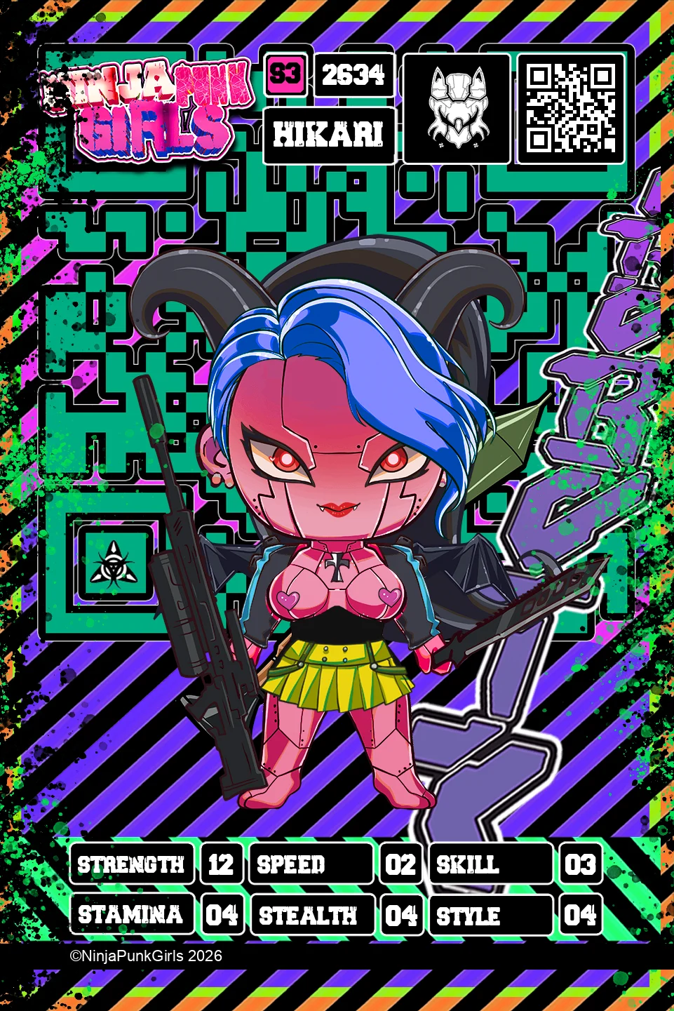 Rebuilt card #2634 Hikari
