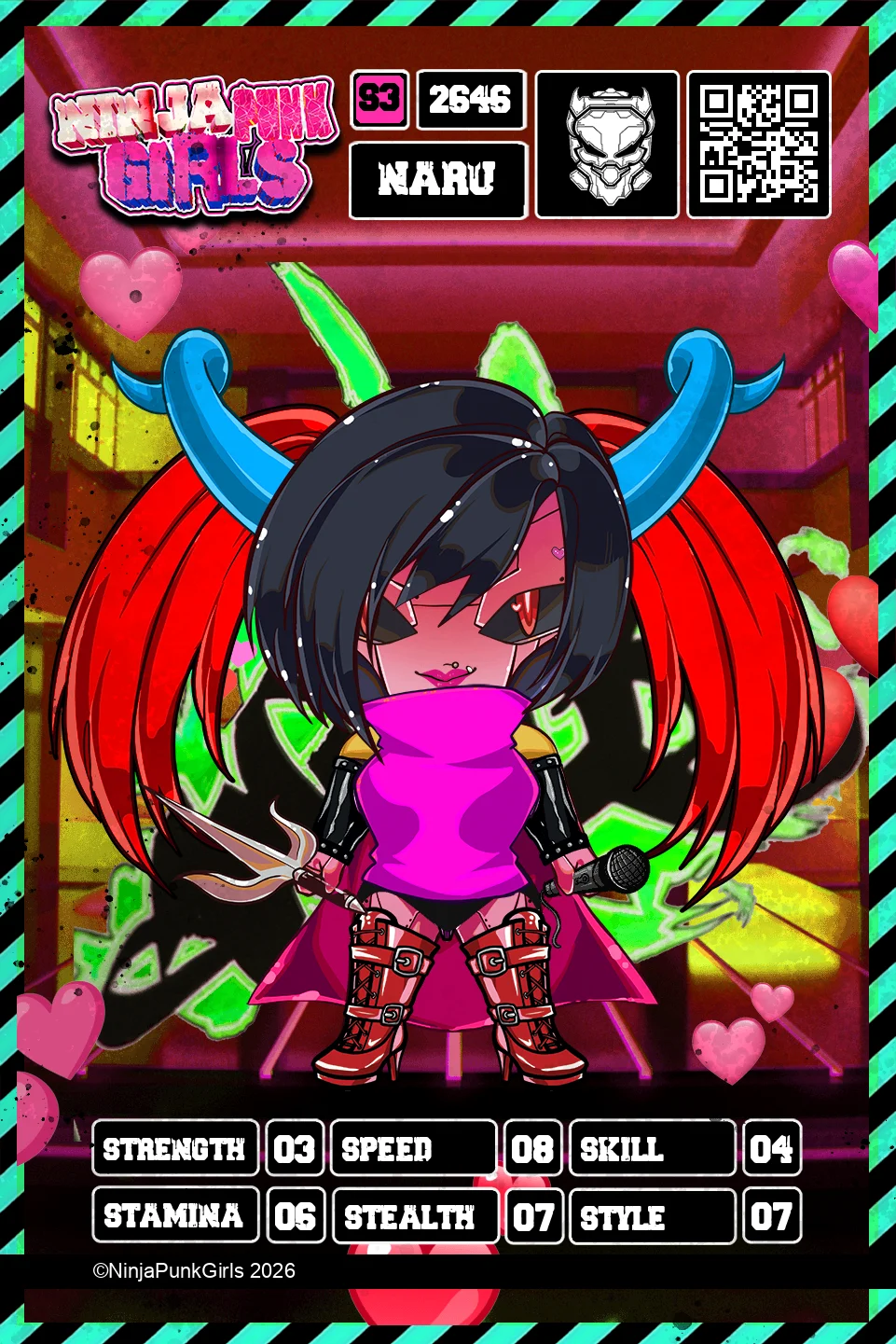 Rebuilt card #2646 Naru