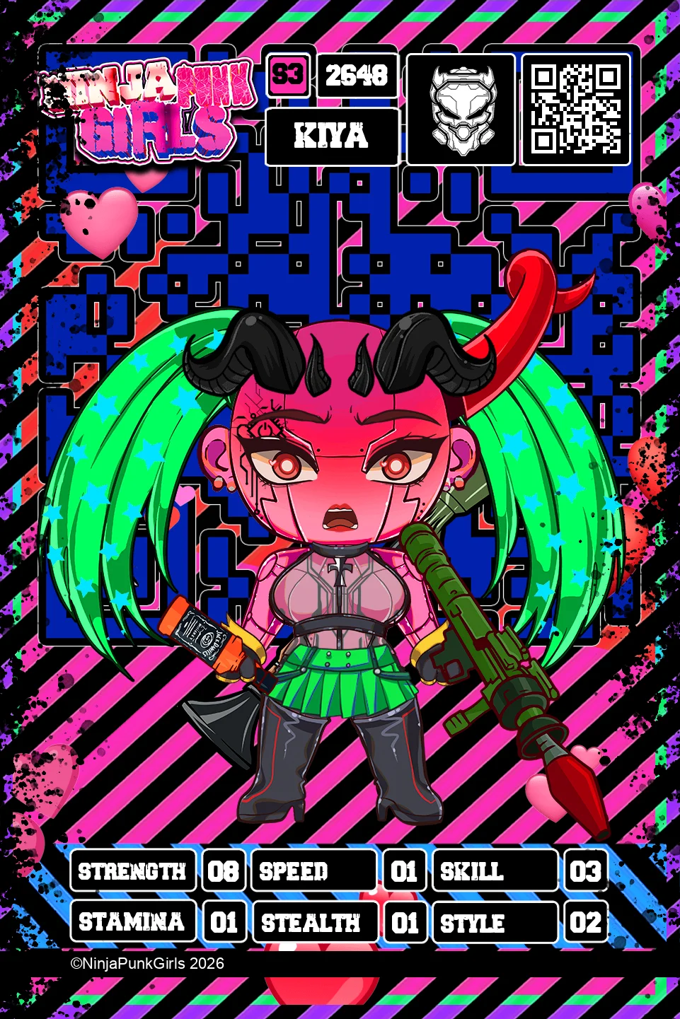 Rebuilt card #2648 Kiya
