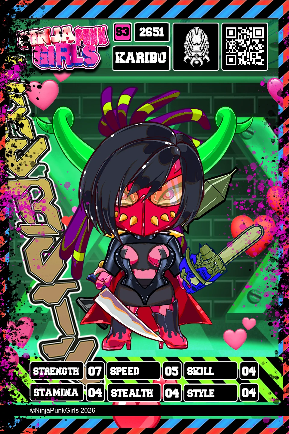 Rebuilt card #2651 Karibu