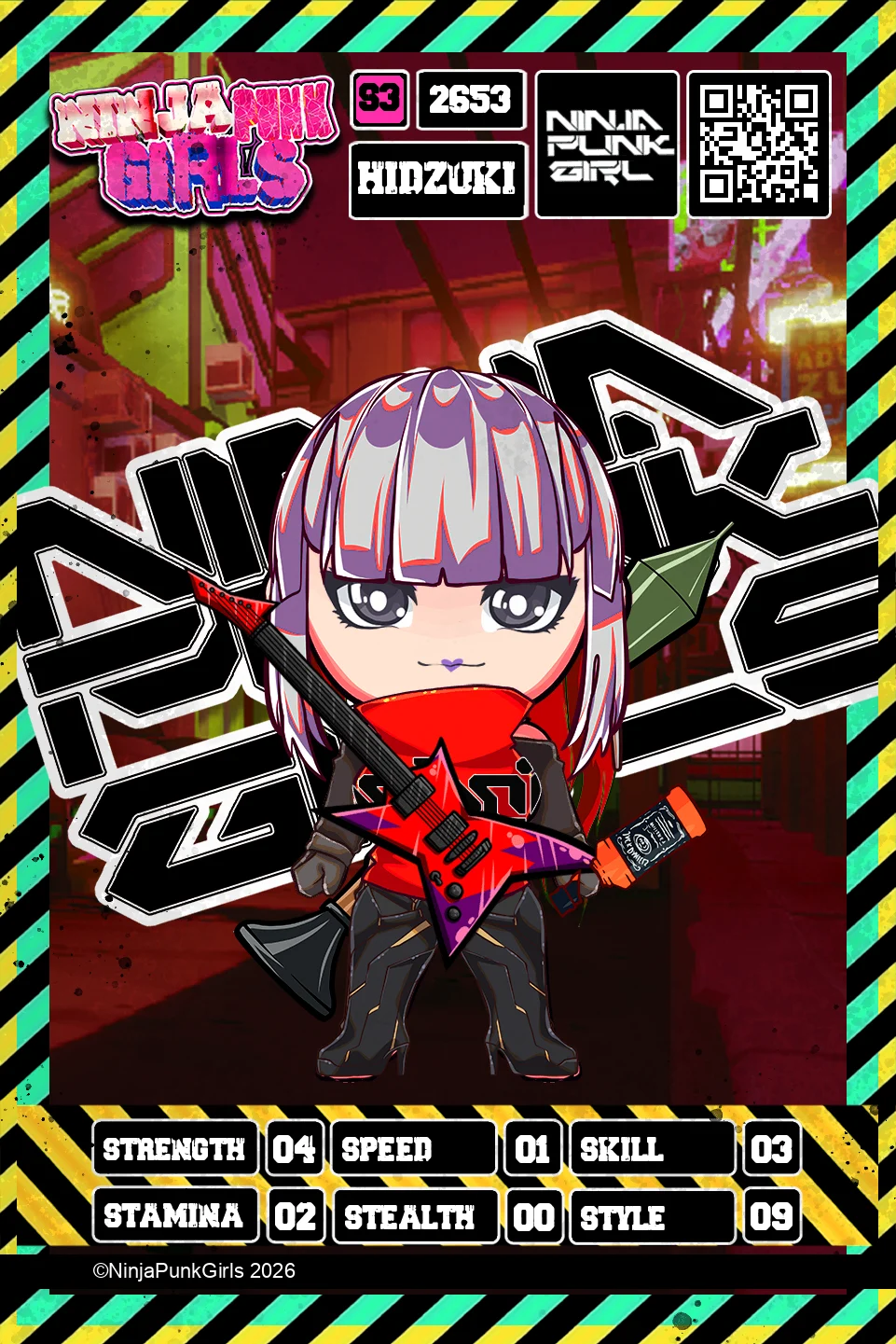 Rebuilt card #2653 Hidzuki