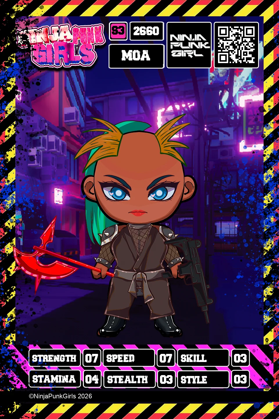 Rebuilt card #2660 Moa