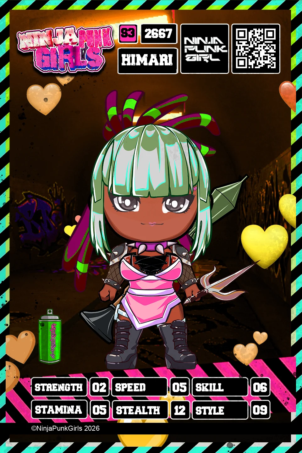 Rebuilt card #2667 Himari
