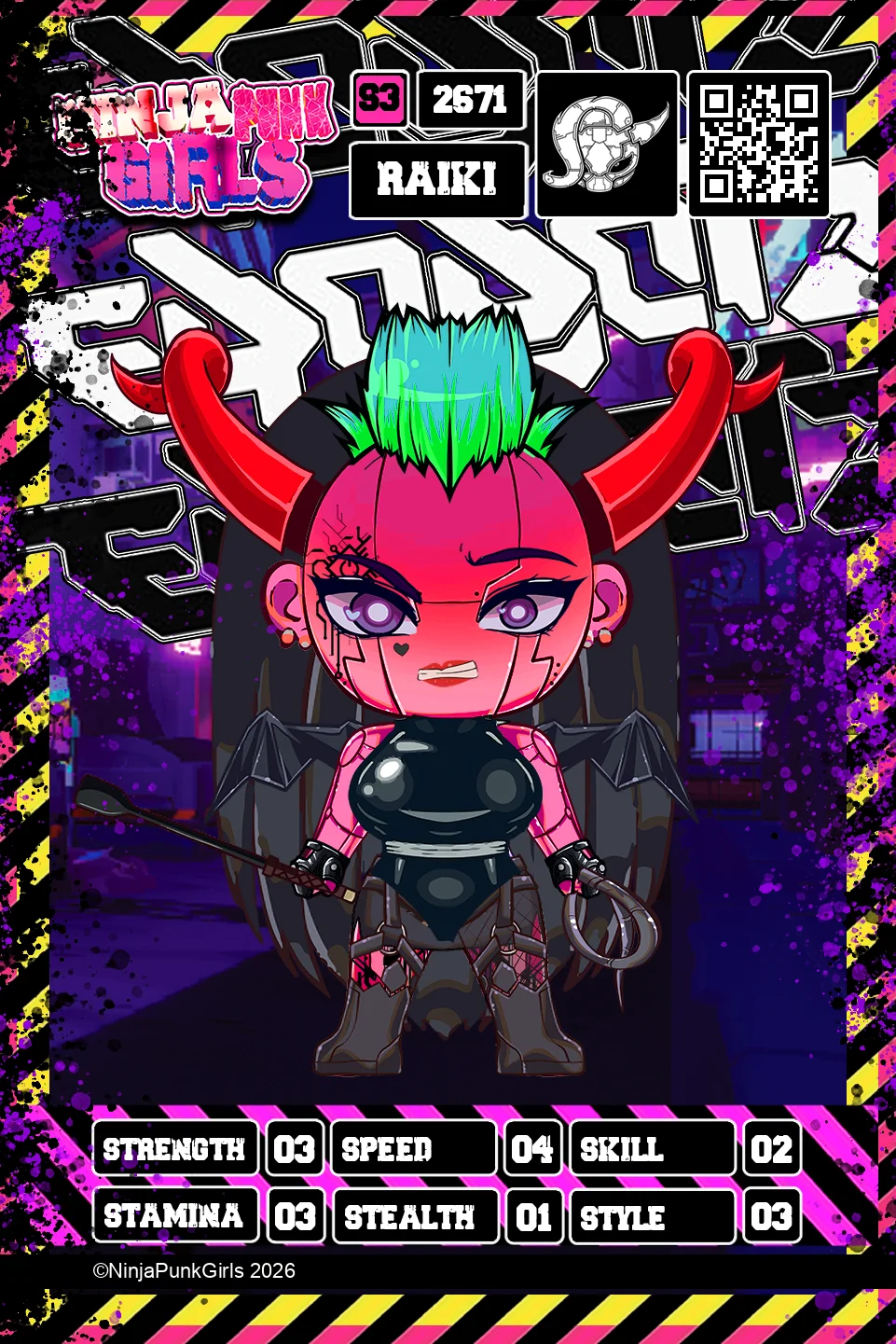 Rebuilt card #2671 Raiki