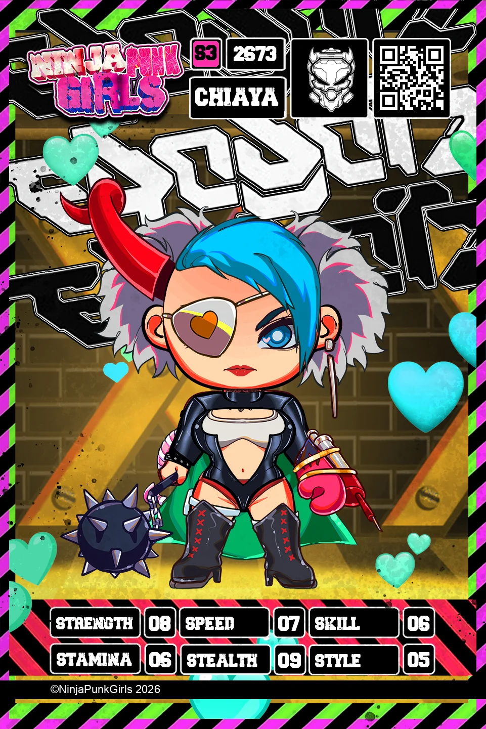 Rebuilt card #2673 Chiaya
