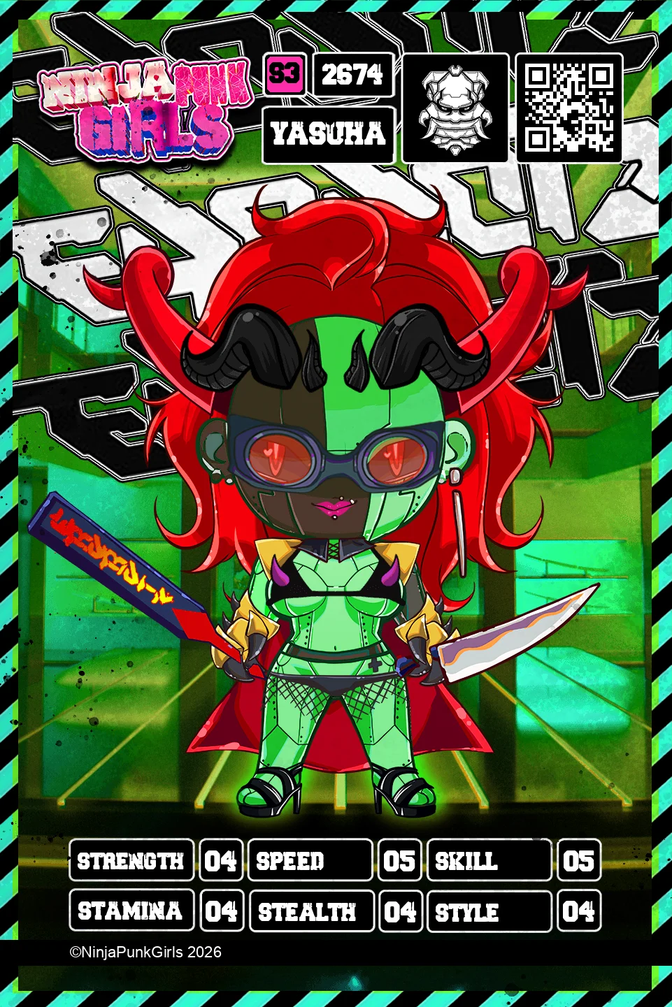 Rebuilt card #2674 Yasuha