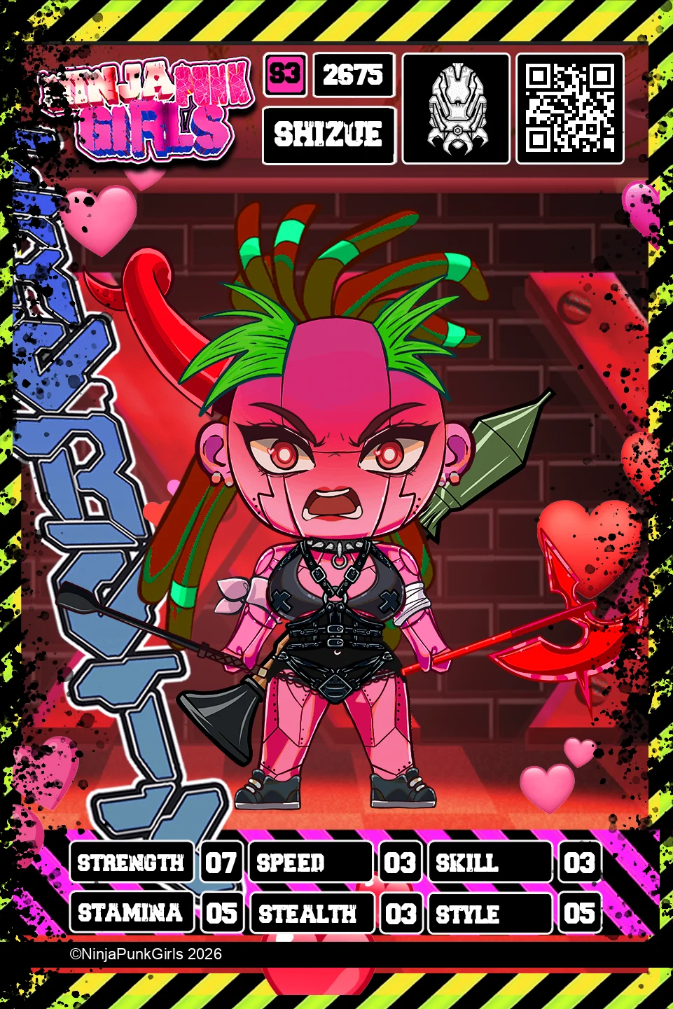 Rebuilt card #2675 Shizue
