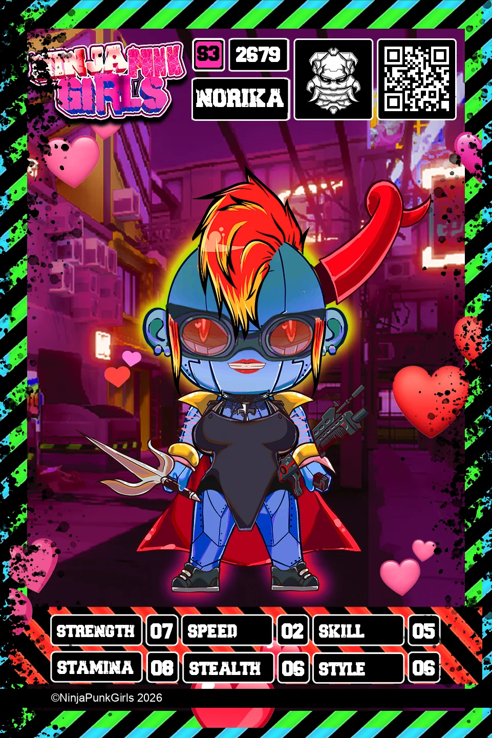Rebuilt card #2679 Norika