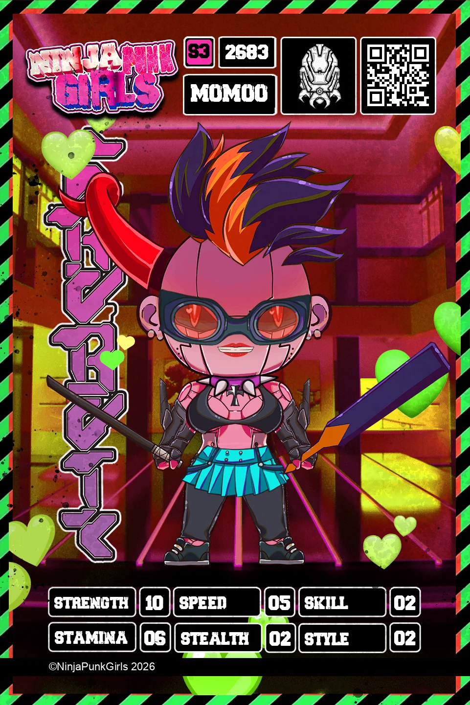 Rebuilt card #2683 Momoo