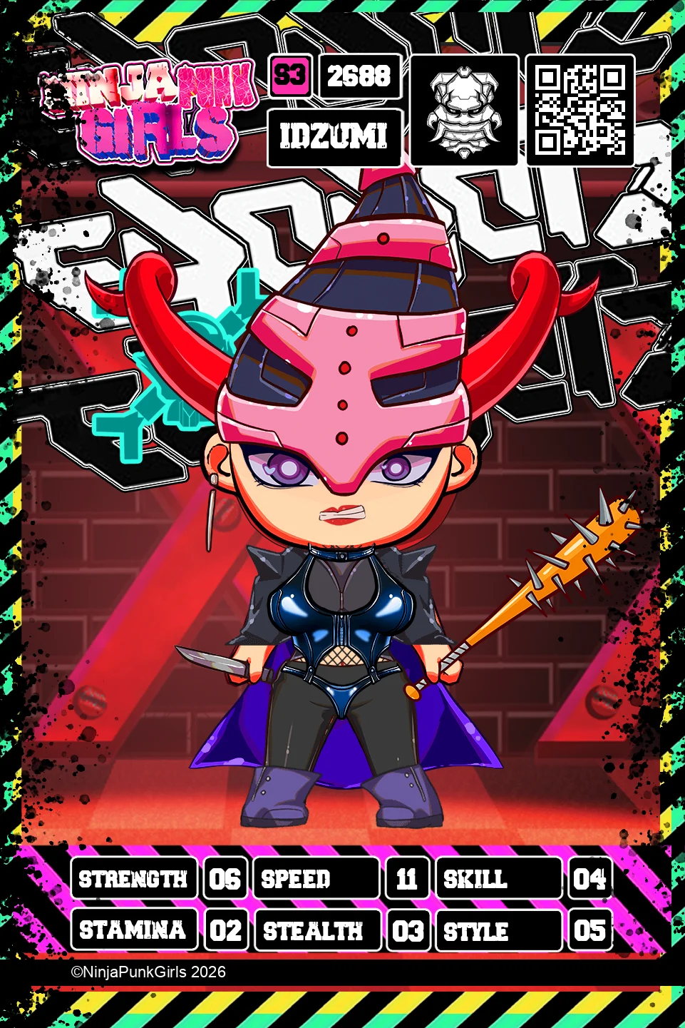 Rebuilt card #2688 Idzumi