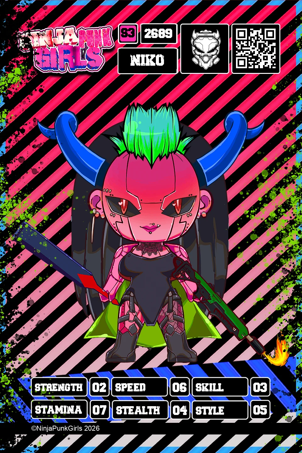 Rebuilt card #2689 Niko