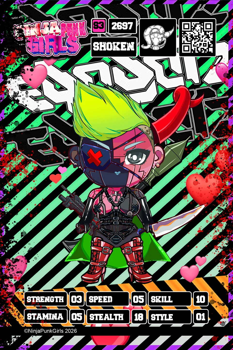 Rebuilt card #2697 Shoken