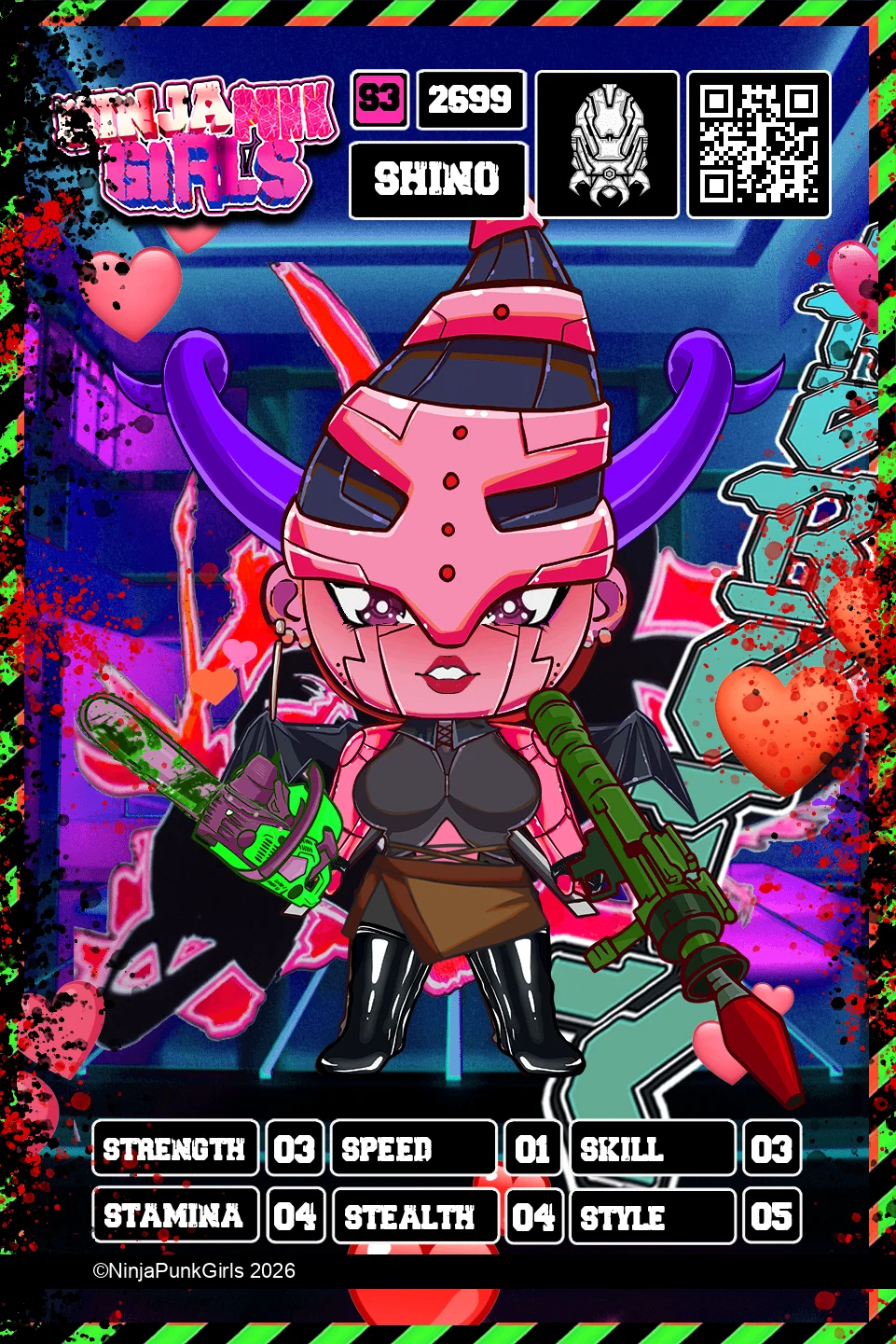 Rebuilt card #2699 Shino