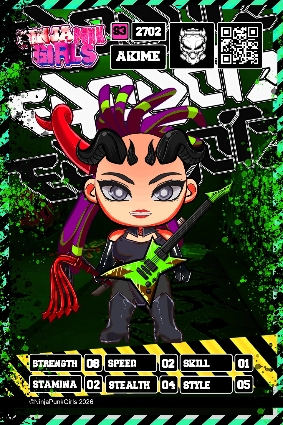 Rebuilt card #2702 Akime