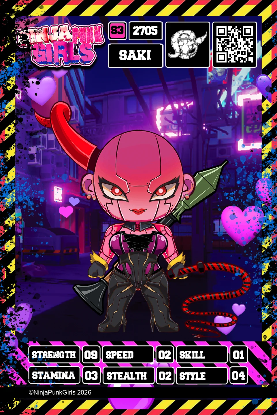 Rebuilt card #2705 Saki