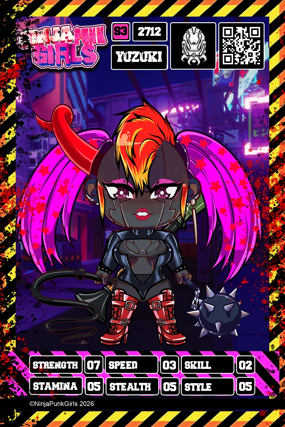 Rebuilt card #2712 Yuzuki
