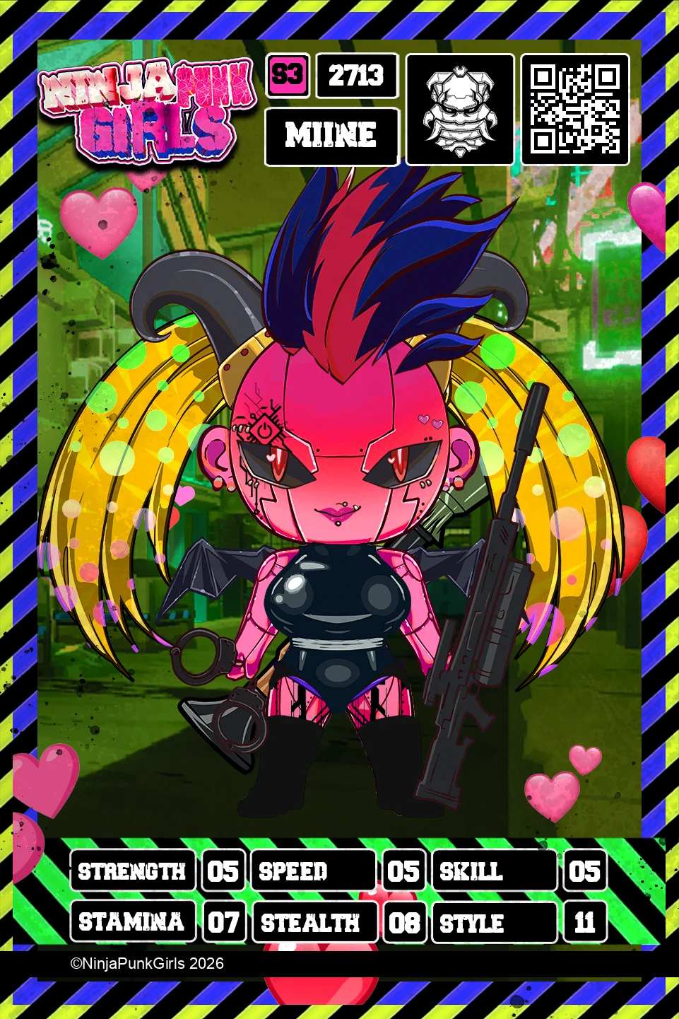 Rebuilt card #2713 Miine