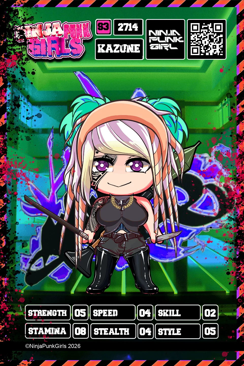 Rebuilt card #2714 Kazune