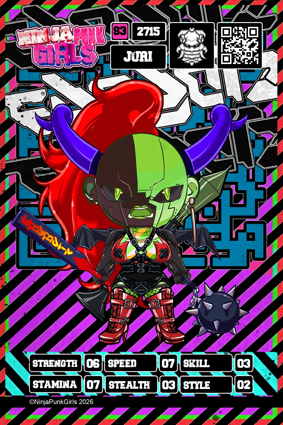 Rebuilt card #2715 Juri