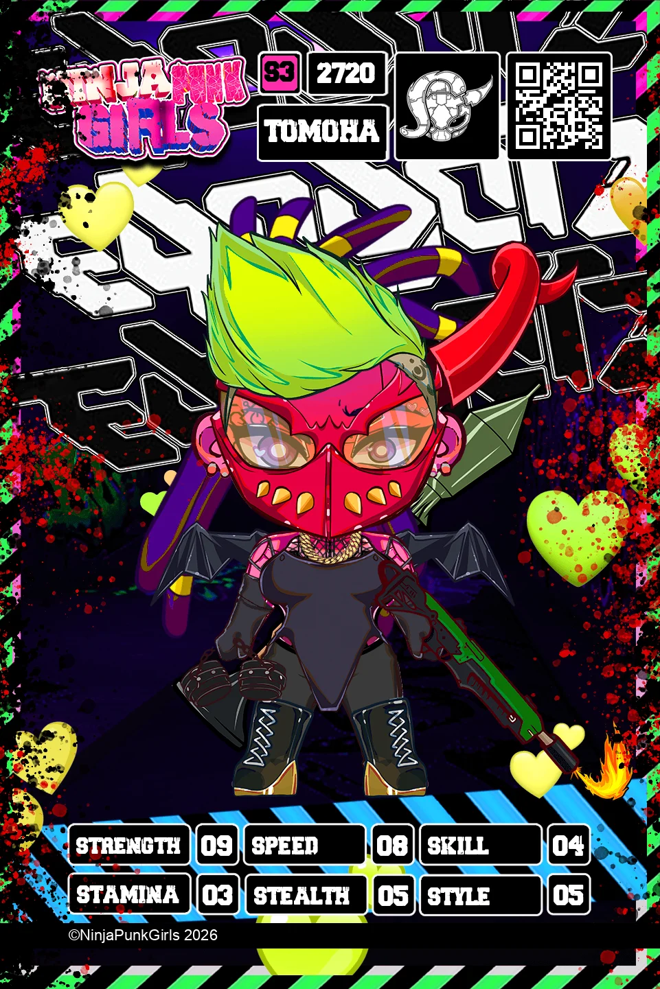 Rebuilt card #2720 Tomoha