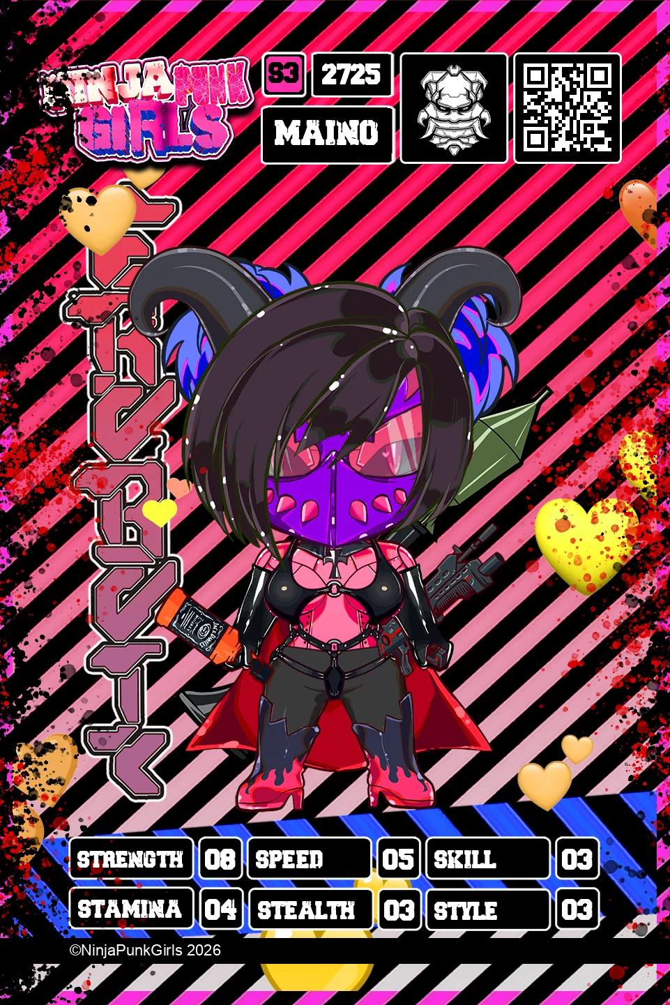 Rebuilt card #2725 Maino