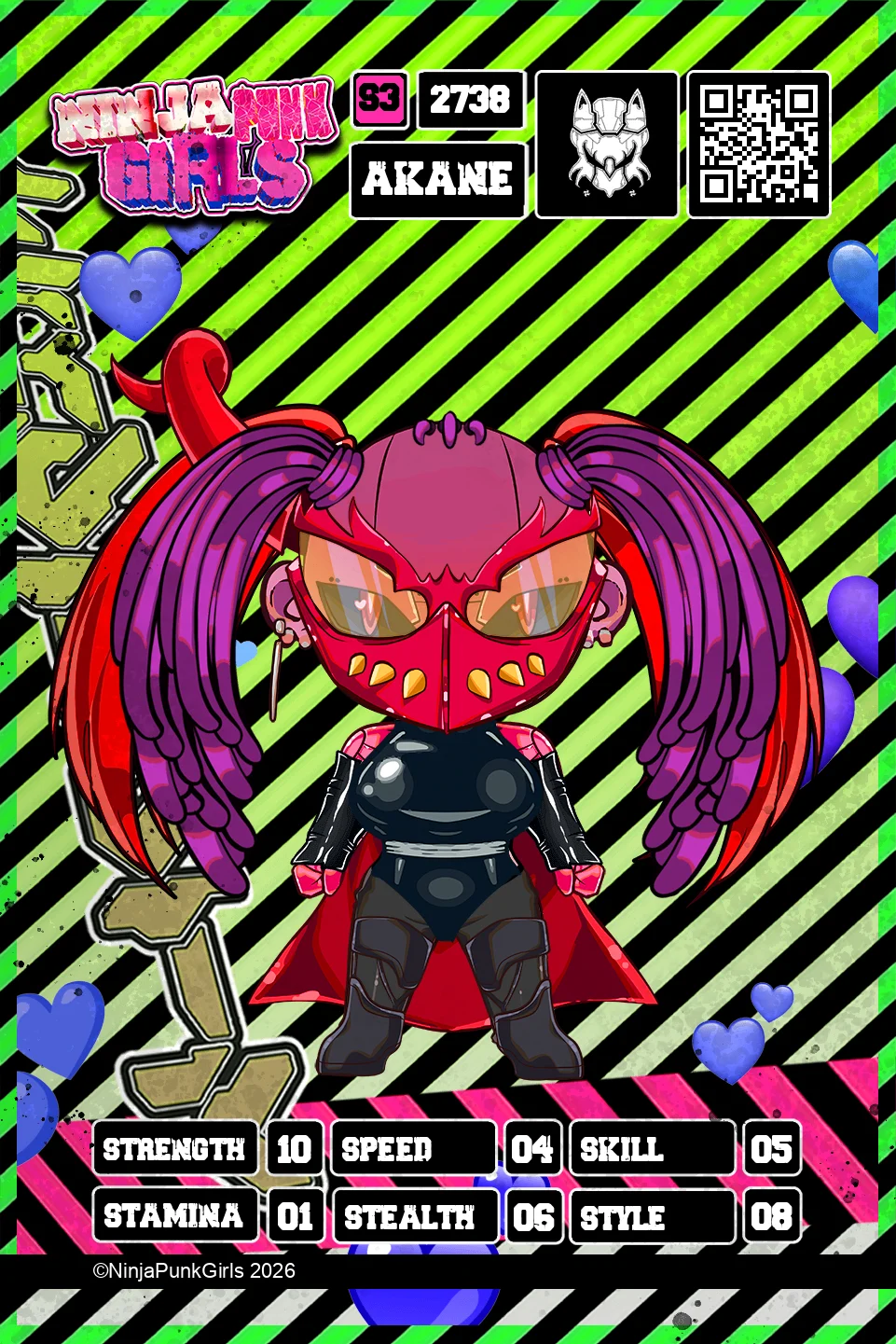 Rebuilt card #2738 Akane