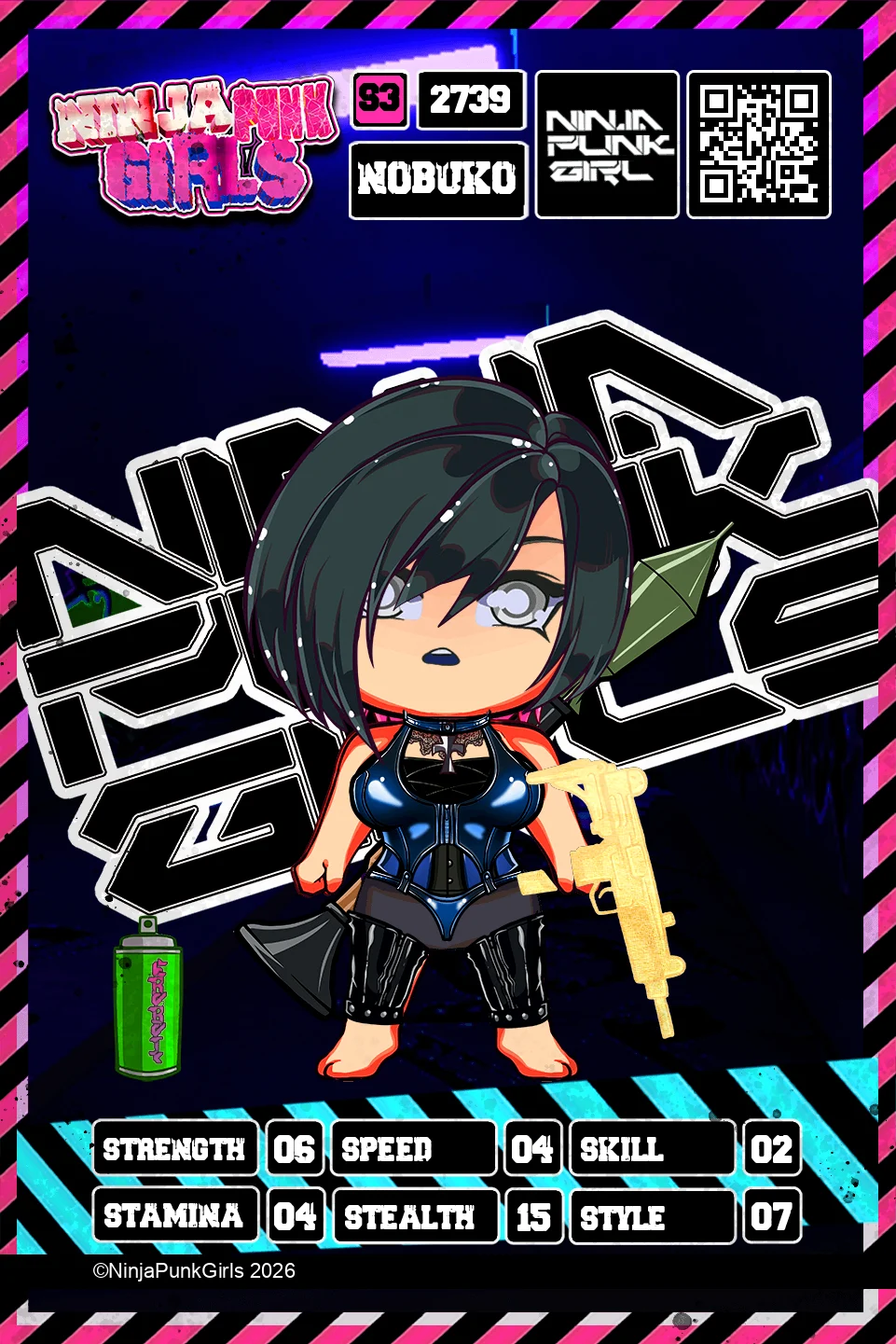 Rebuilt card #2739 Nobuko