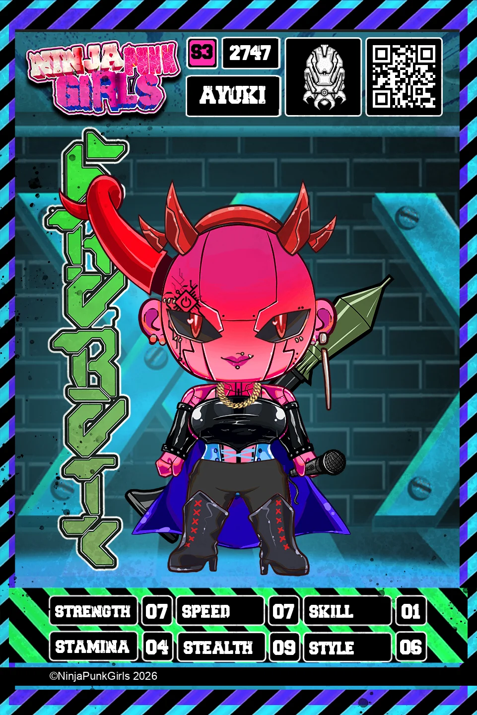 Rebuilt card #2747 Ayuki