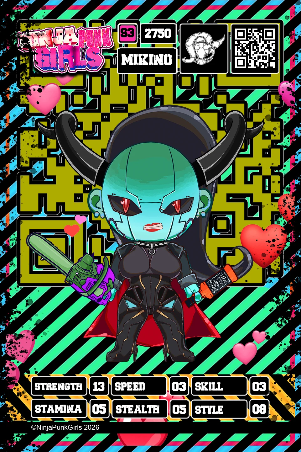 Rebuilt card #2750 Mikino
