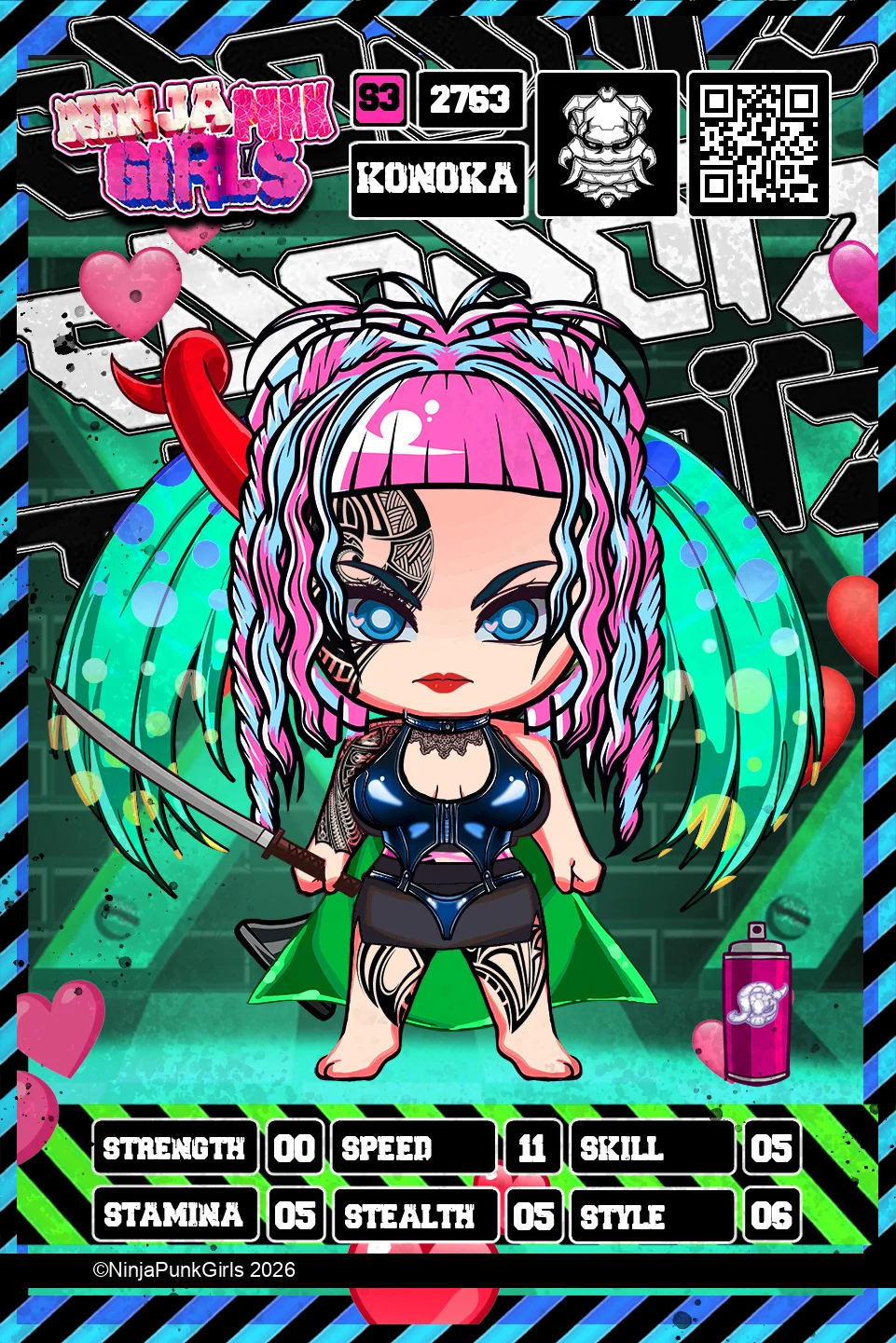 Rebuilt card #2763 Konoka