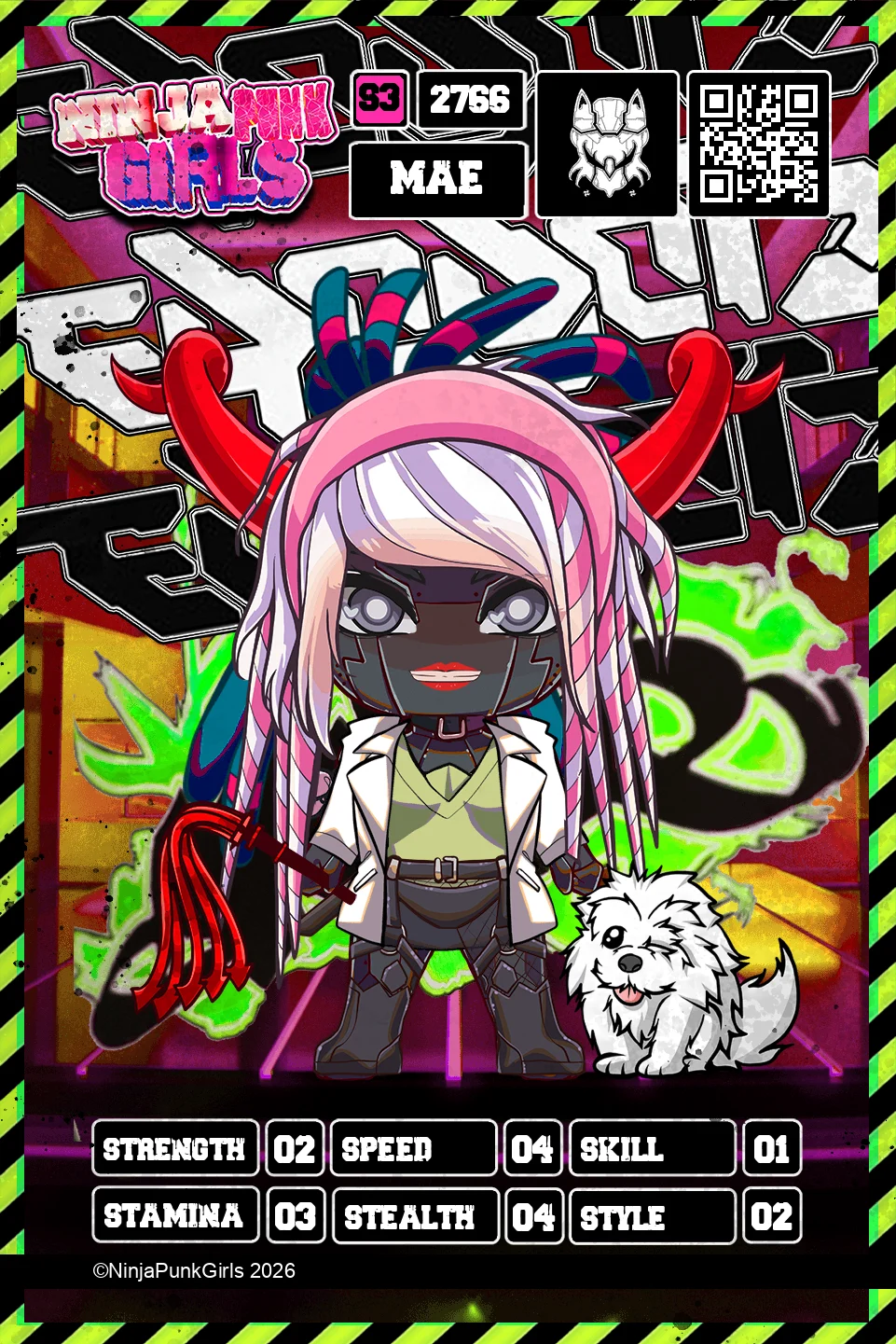Rebuilt card #2766 Mae