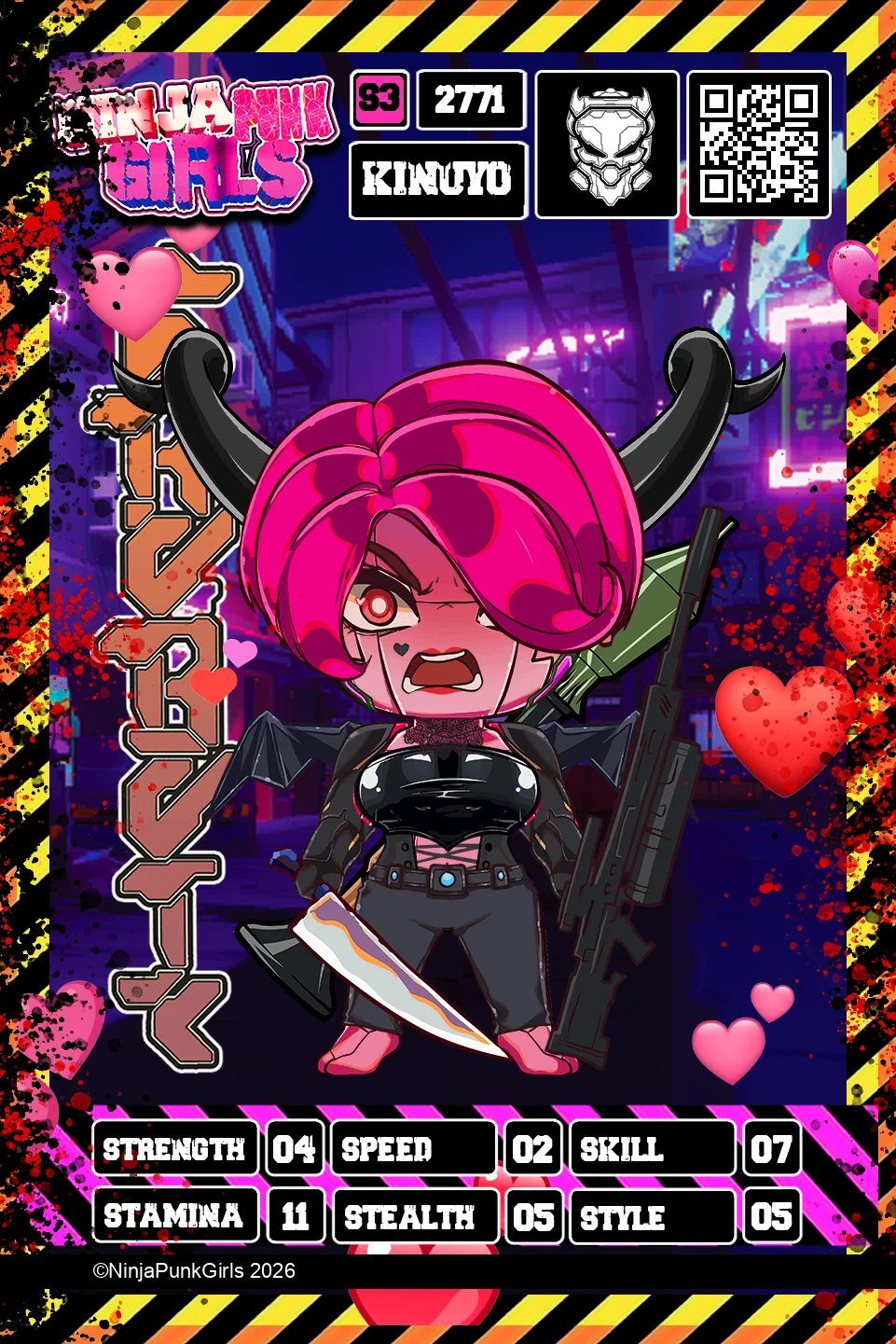 Rebuilt card #2771 Kinuyo