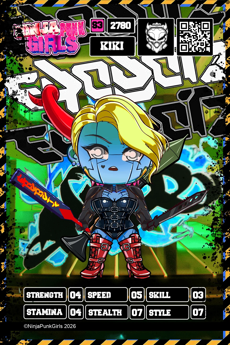 Rebuilt card #2780 Kiki