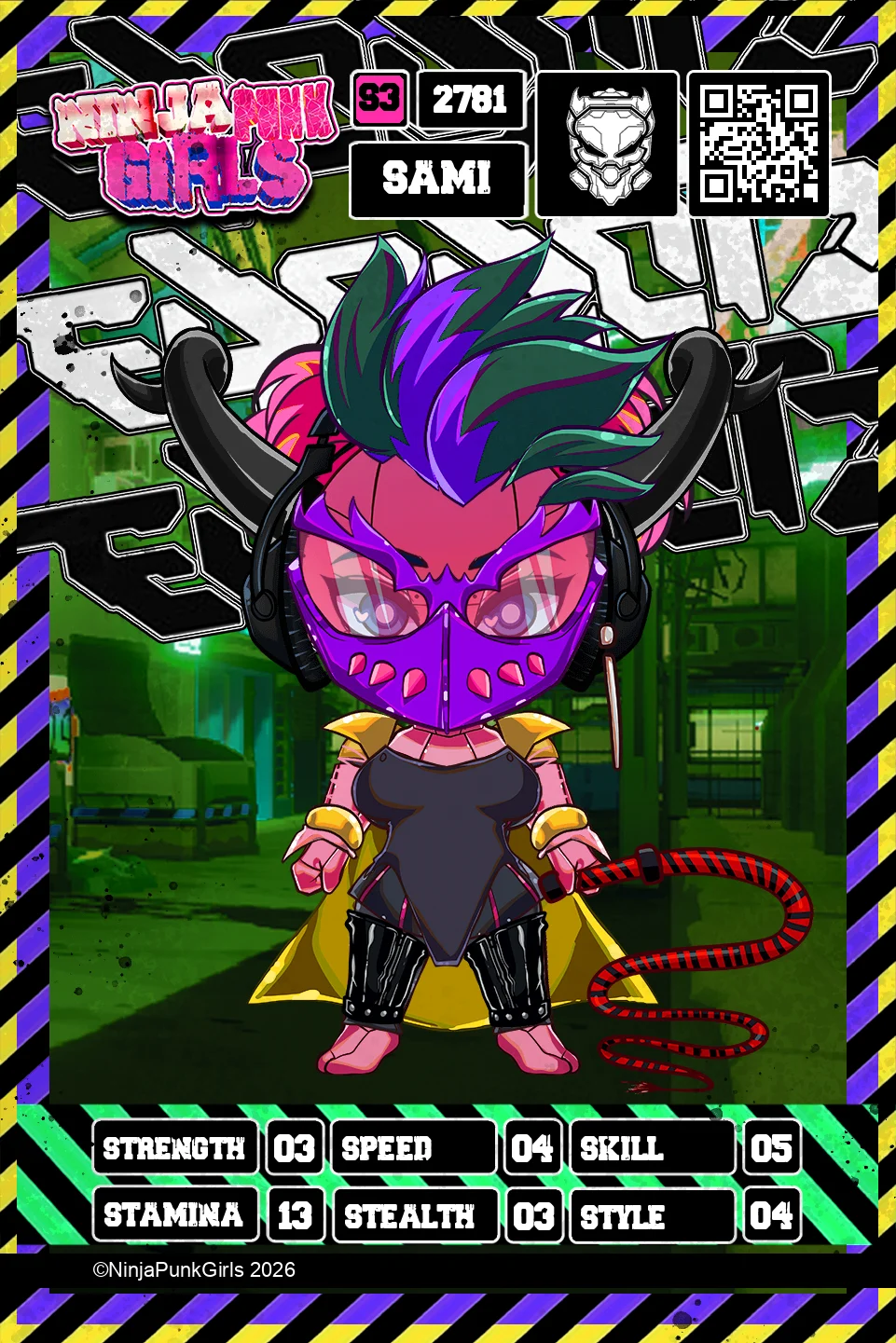 Rebuilt card #2781 Sami