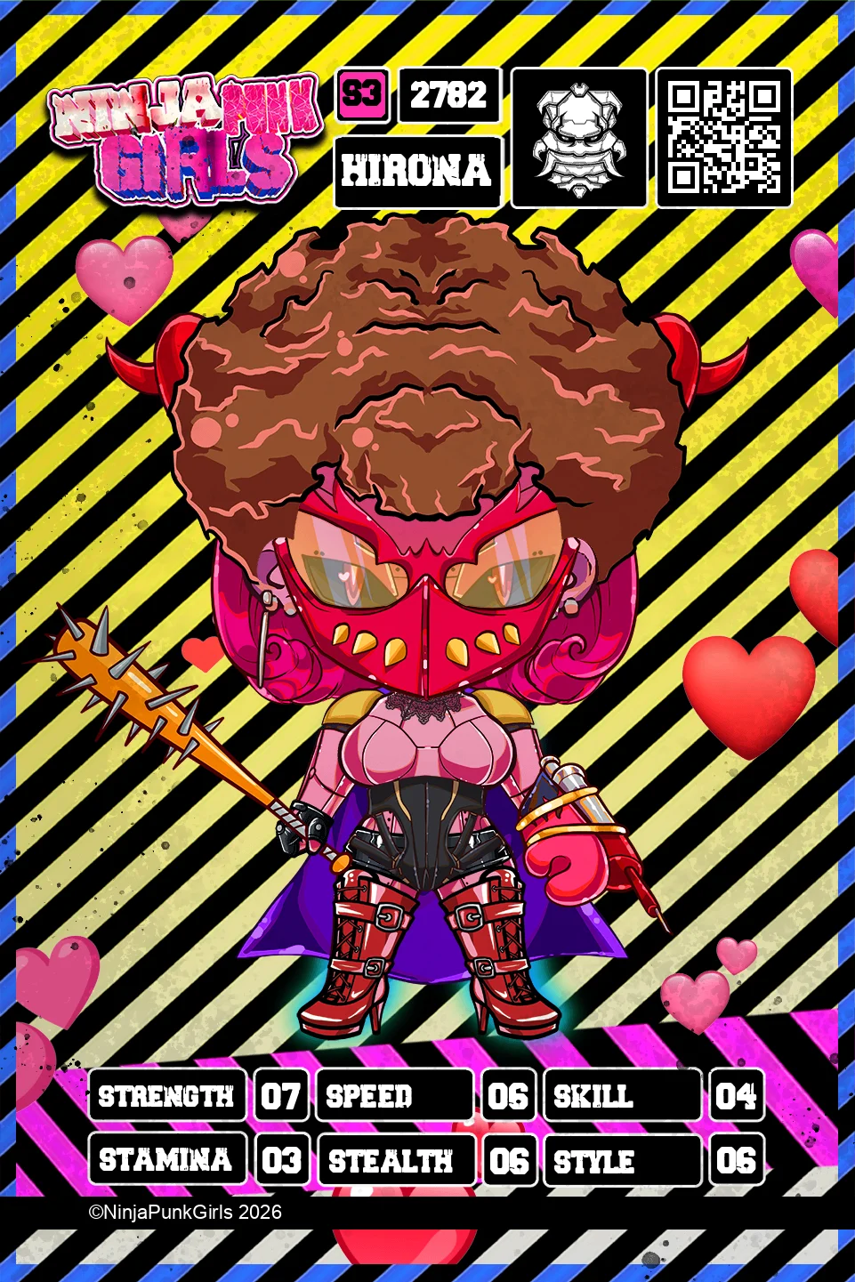 Rebuilt card #2782 Hirona