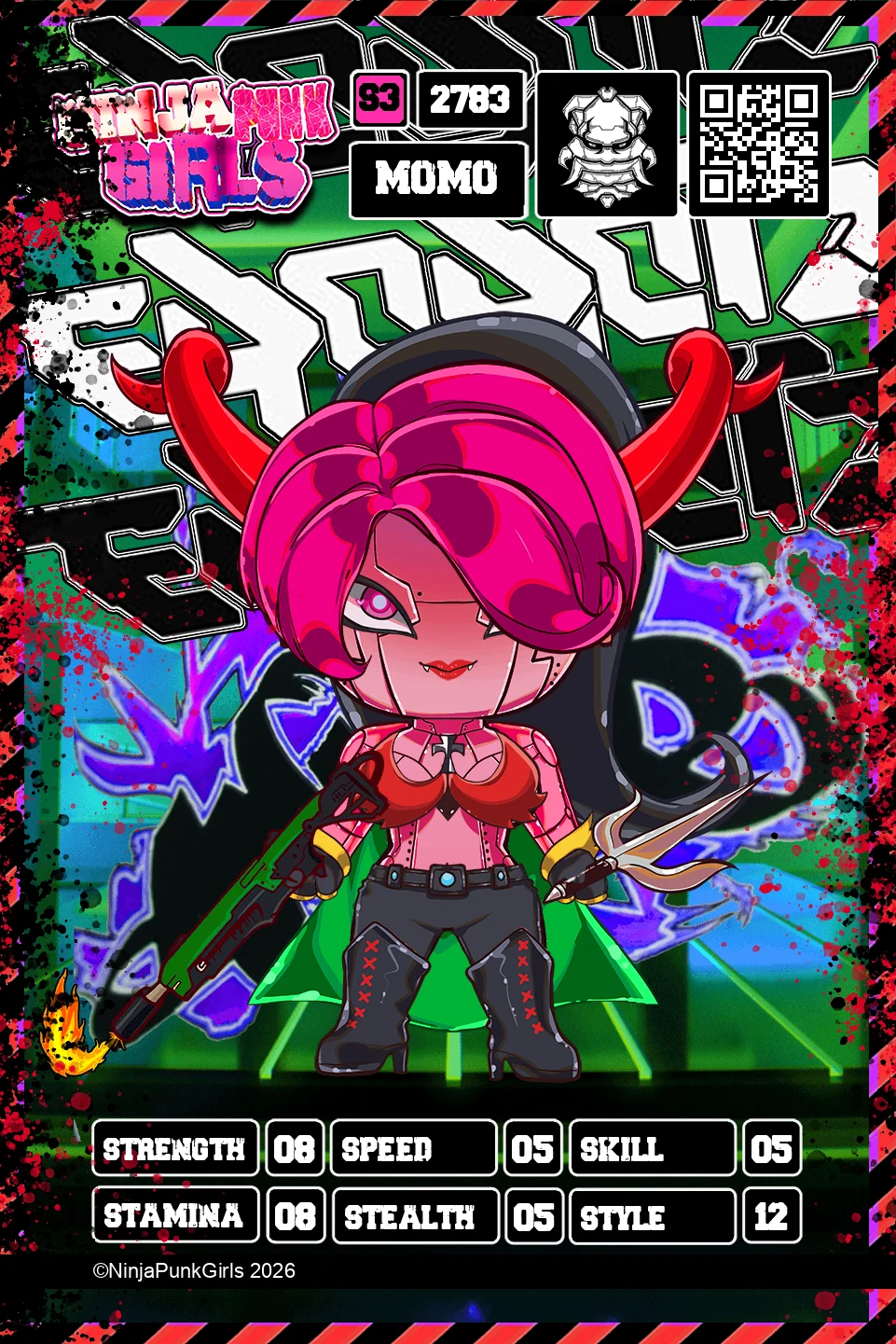Rebuilt card #2783 Momo