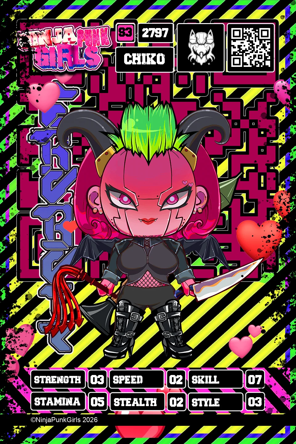 Rebuilt card #2797 Chiko