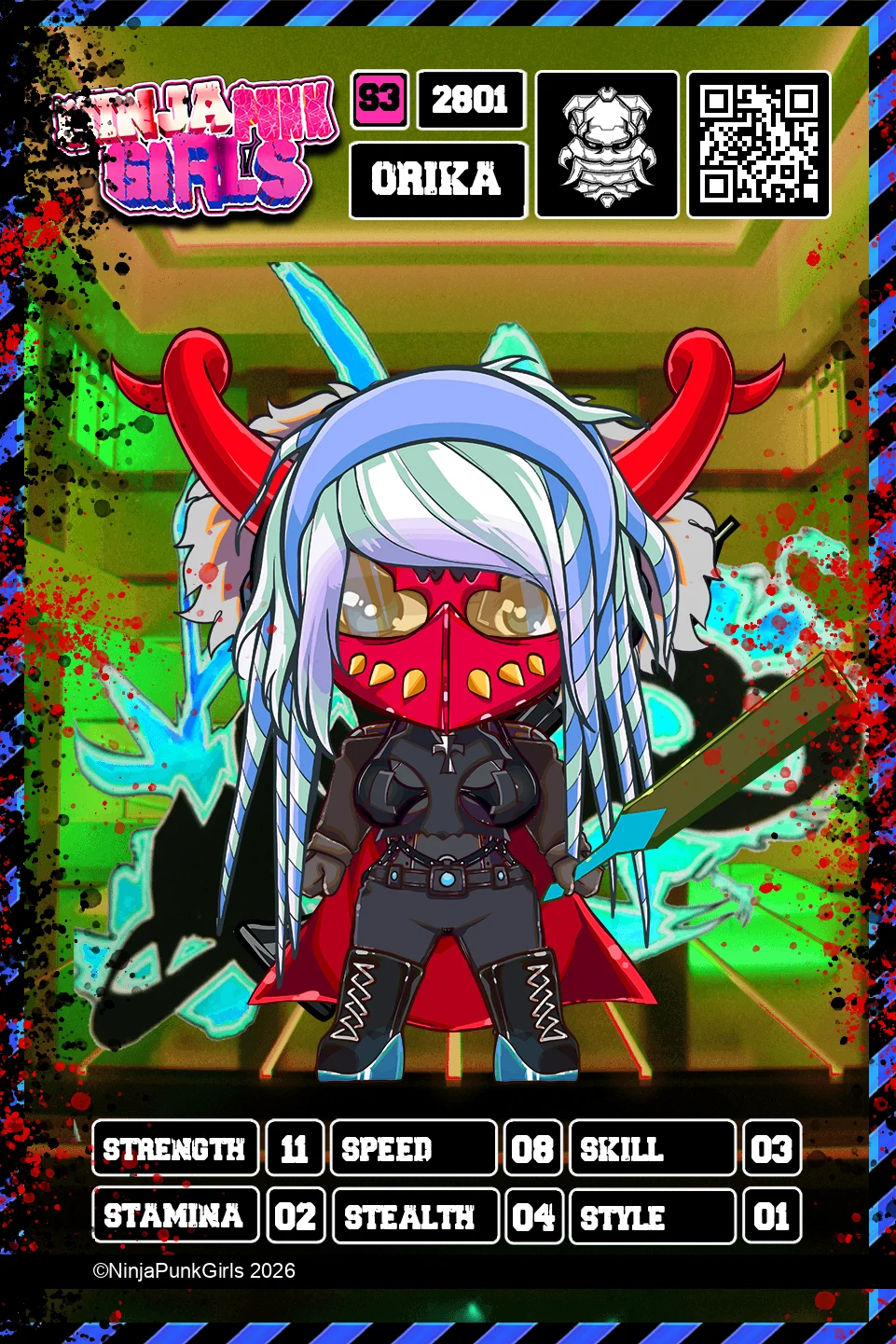 Rebuilt card #2801 Orika