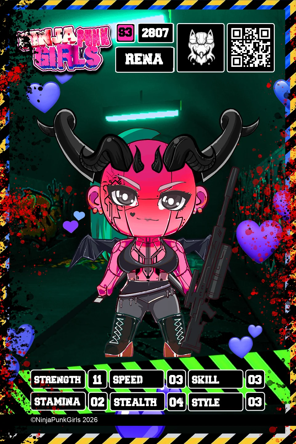 Rebuilt card #2807 Rena