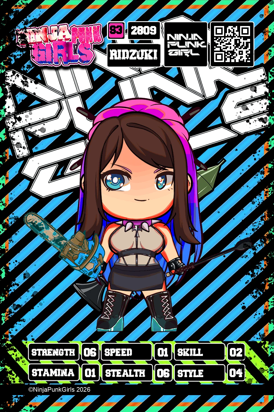 Rebuilt card #2809 Ridzuki