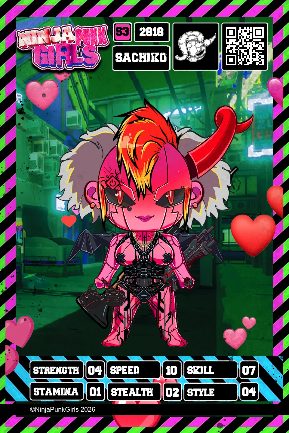 Rebuilt card #2818 Sachiko