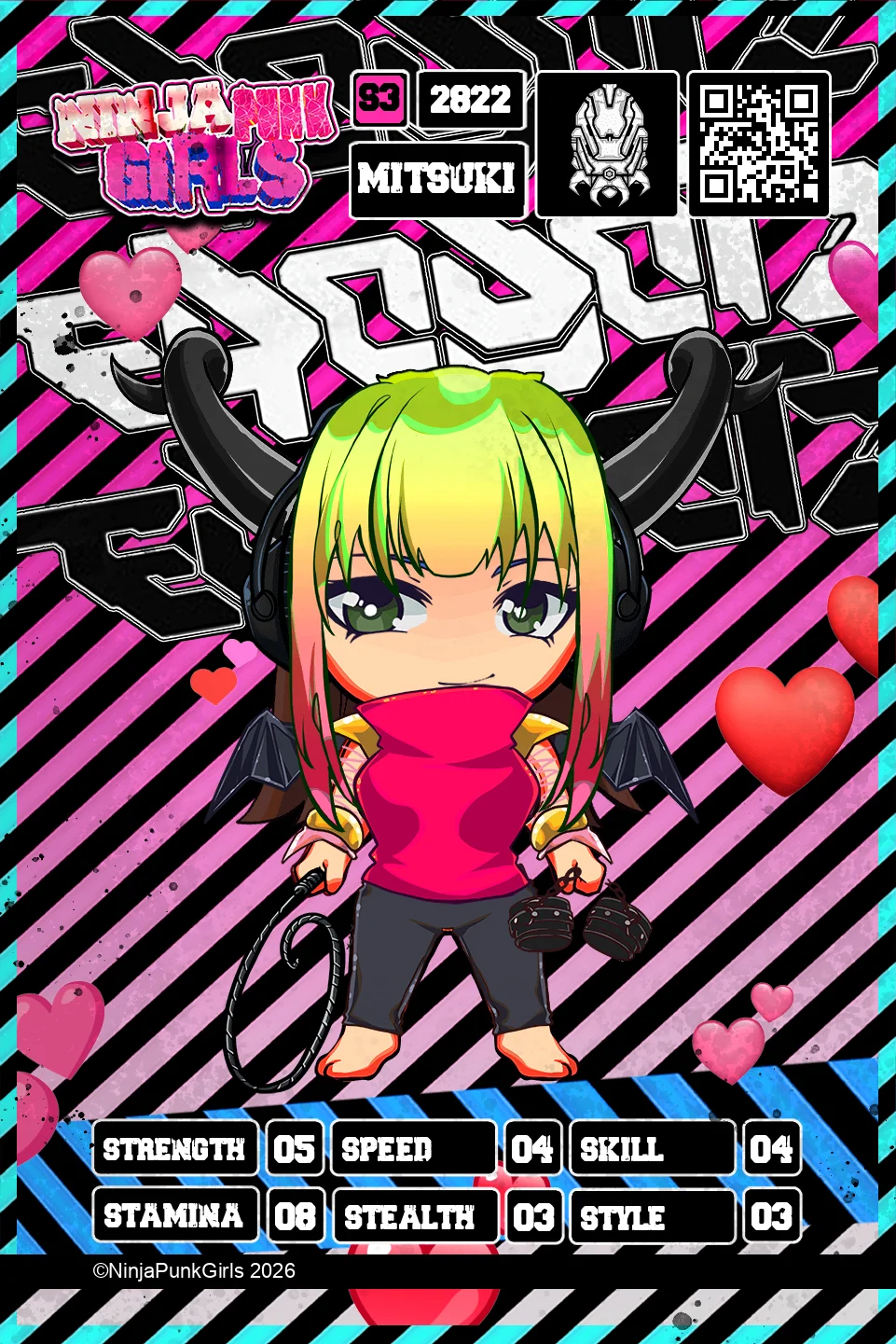 Rebuilt card #2822 Mitsuki