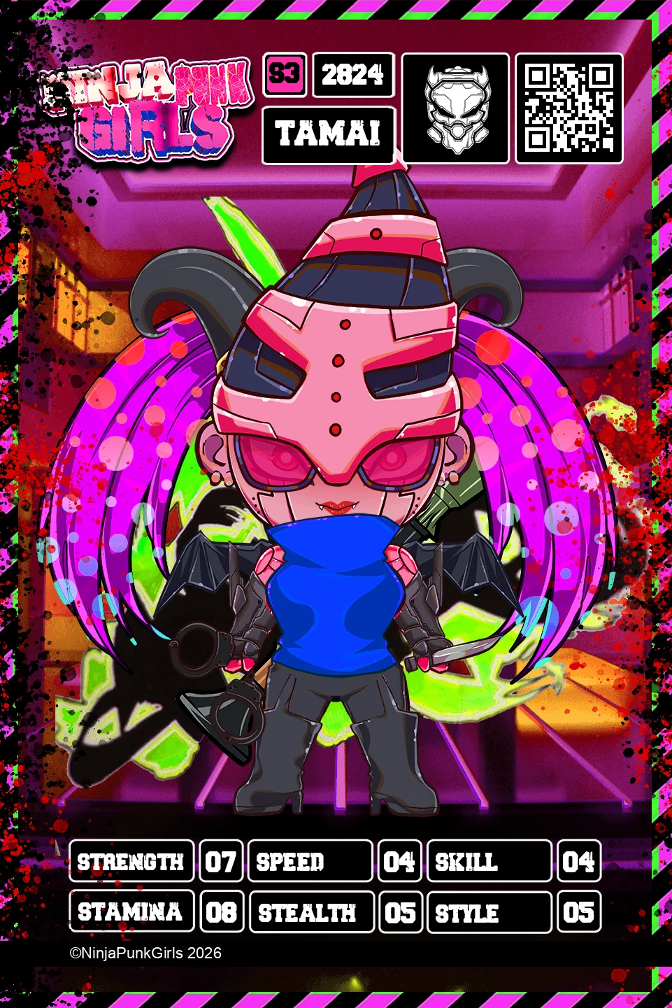 Rebuilt card #2824 Tamai